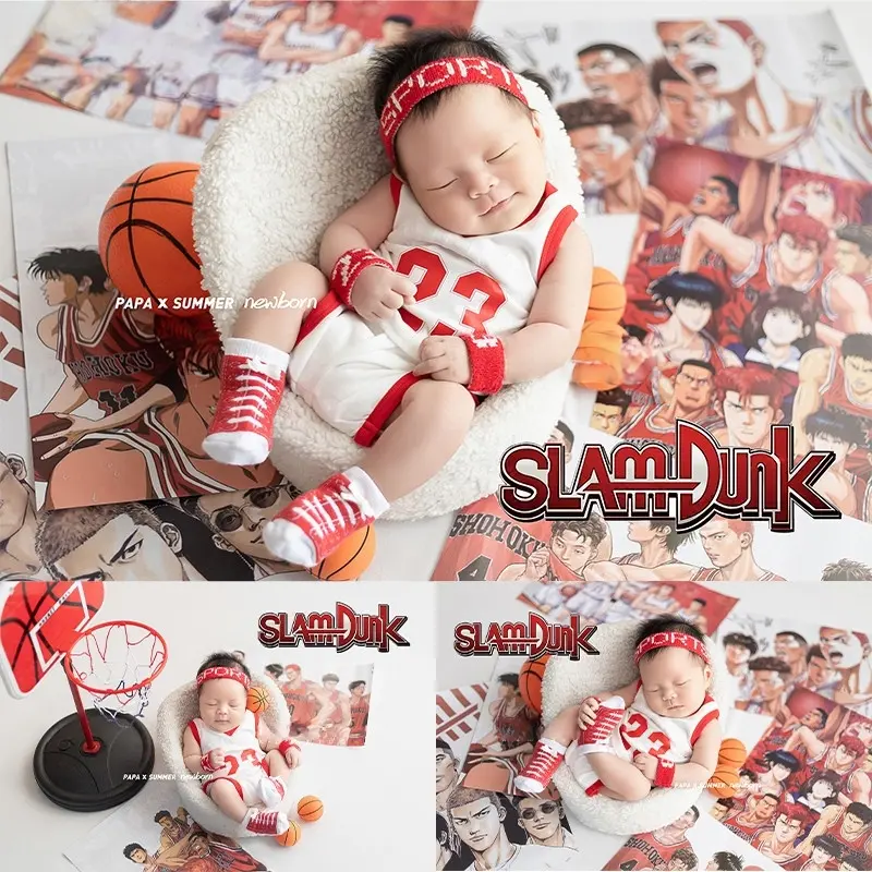Baby Boy Basketball Theme Set - Newborn Photography Props - Image 5